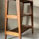 Étagère chêne design reconstruction vintage années 60