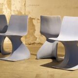 Christian Adam - Four Naila chairs publisher New Form Italy 1971