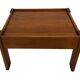 Vintage set of 3 side tables nesting pine wood 60s