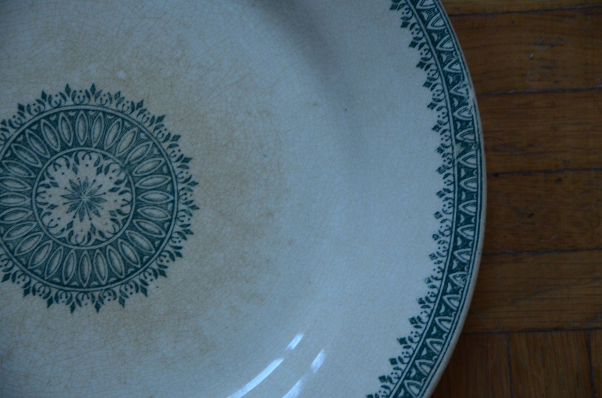 Lot of 2 plates Creuil Montereau