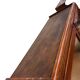 Vintage wooden shallow pharmacy cabinet/laboratory cabinet.