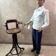 Tabouret de coiffeur pour enfant
