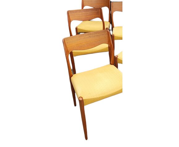 Set of 6 Scandinavian chairs Fristho