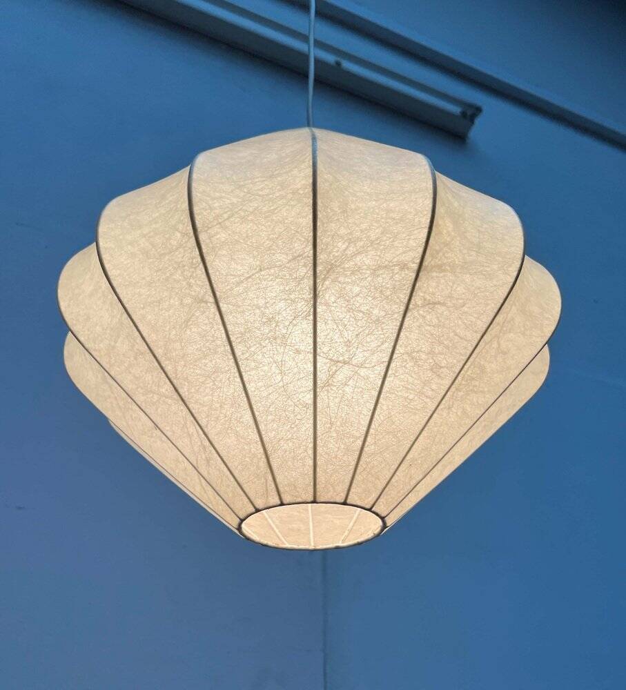 Mid-Century Modern Suspension Cocoon by Friedel Wauer for Goldkant Leuchten, Germany, 1960s