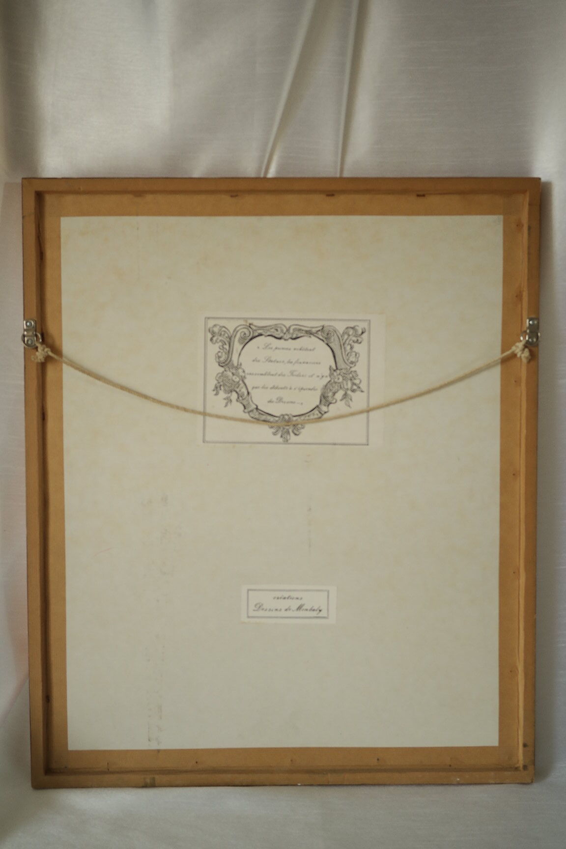 Tableau vintage aquarelle ducks of terronblan monbaly dayelle