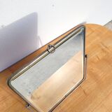 Ancien miroir barbier à poser verre biseauté
