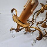 Louis XIV style bronze chandelier with tassels