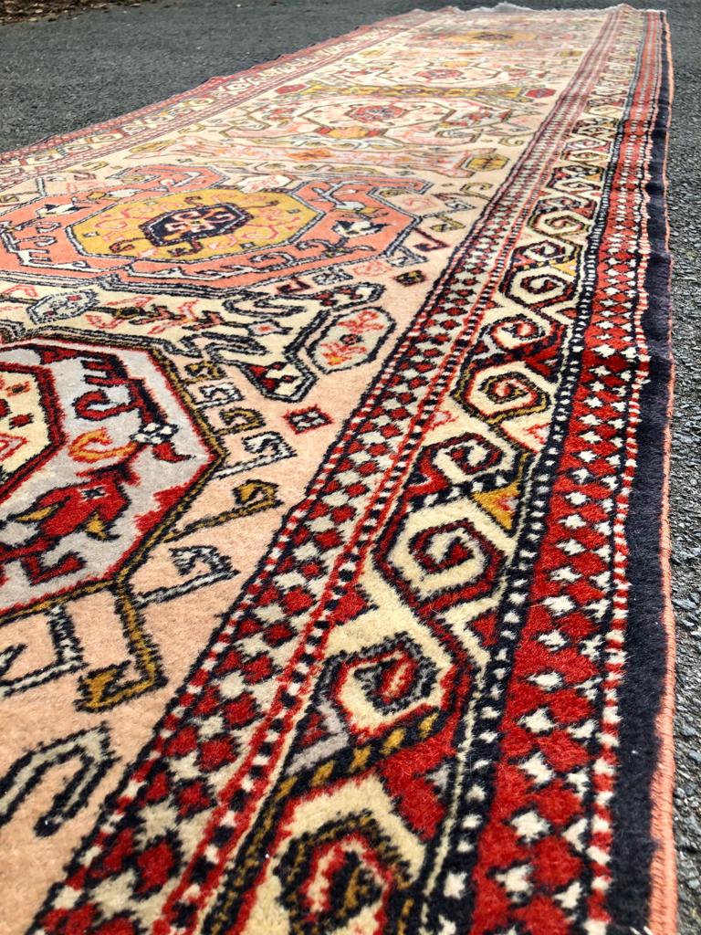 Handmade Persian hallway rug