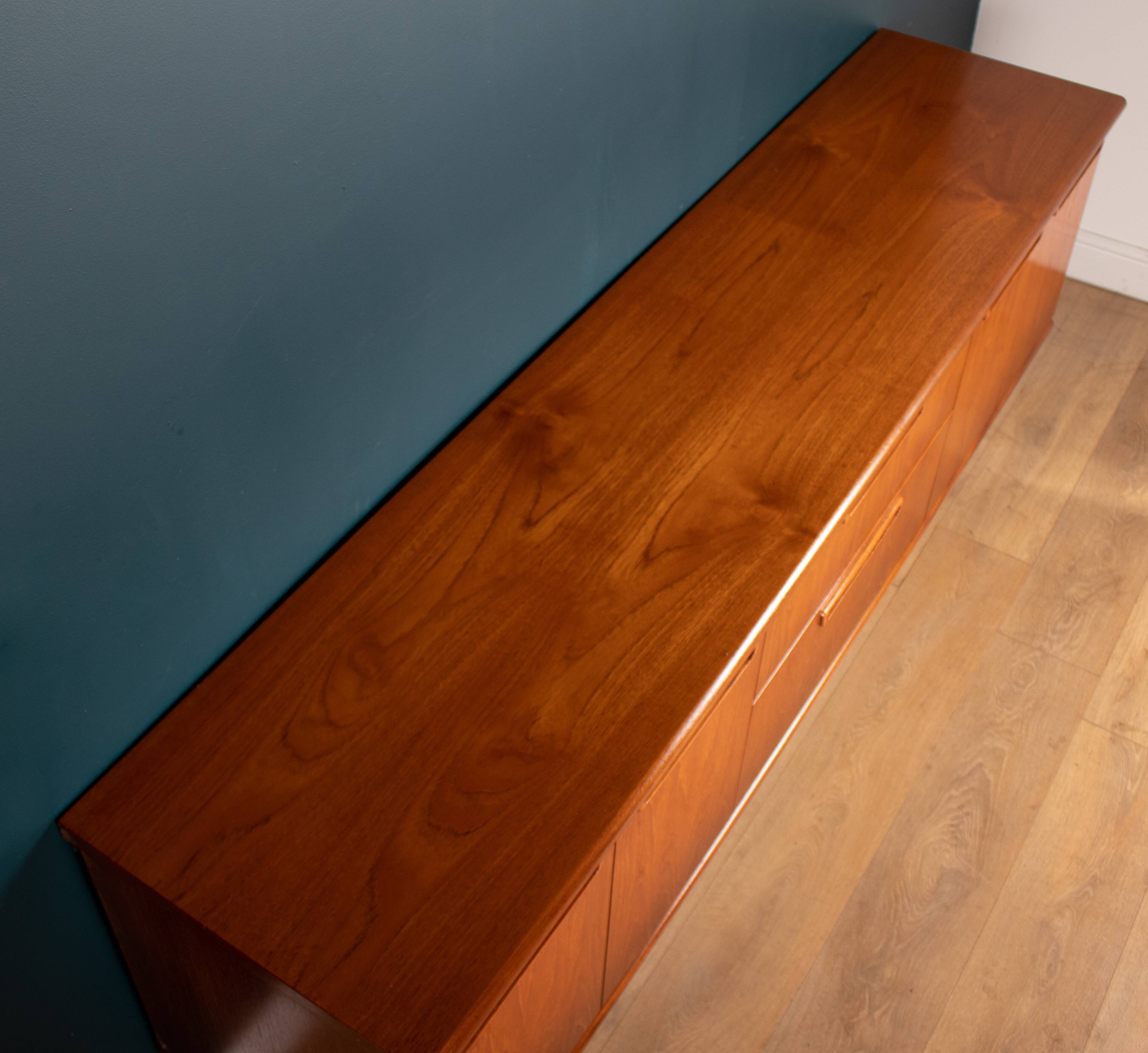 Retro Teak 1960s Meredew Mid Century Sideboard On Hairpin Legs