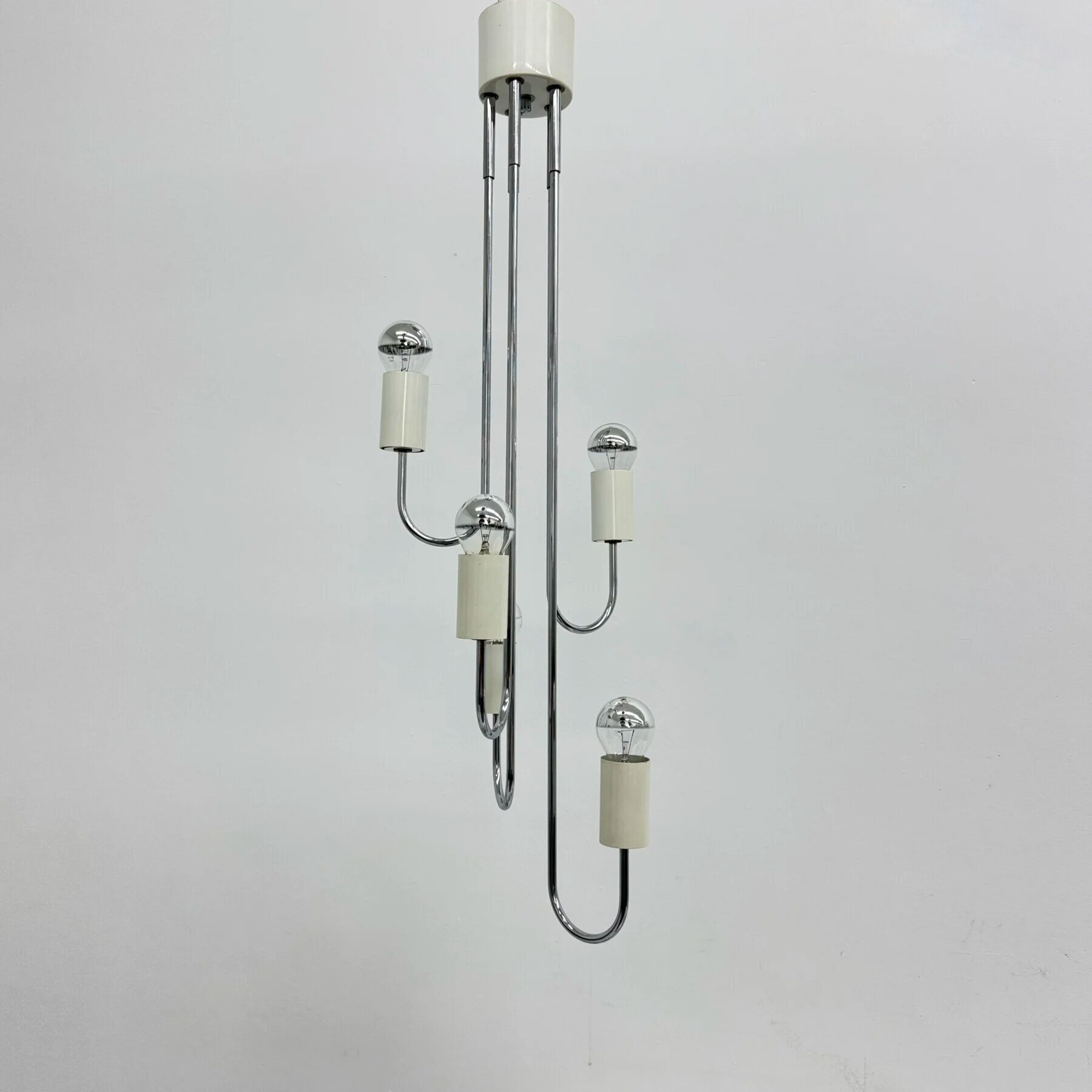 Suspension du milieu du siècle par Gaetano Sciolari, années 1970, Italie