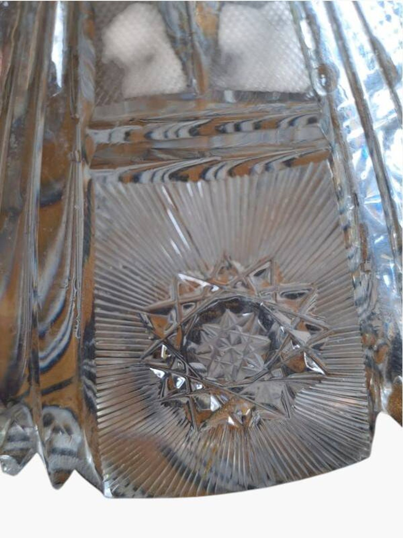 Crystal fruit bowl from the early 20th century – 27 cm in diameter