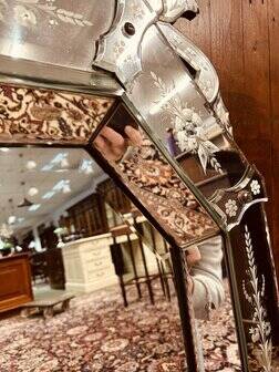 Antique Venetian mirror