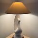 Vintage ceramic swan lamp from the 70s