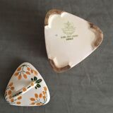 Creil earthenware tea pot, early 20th century