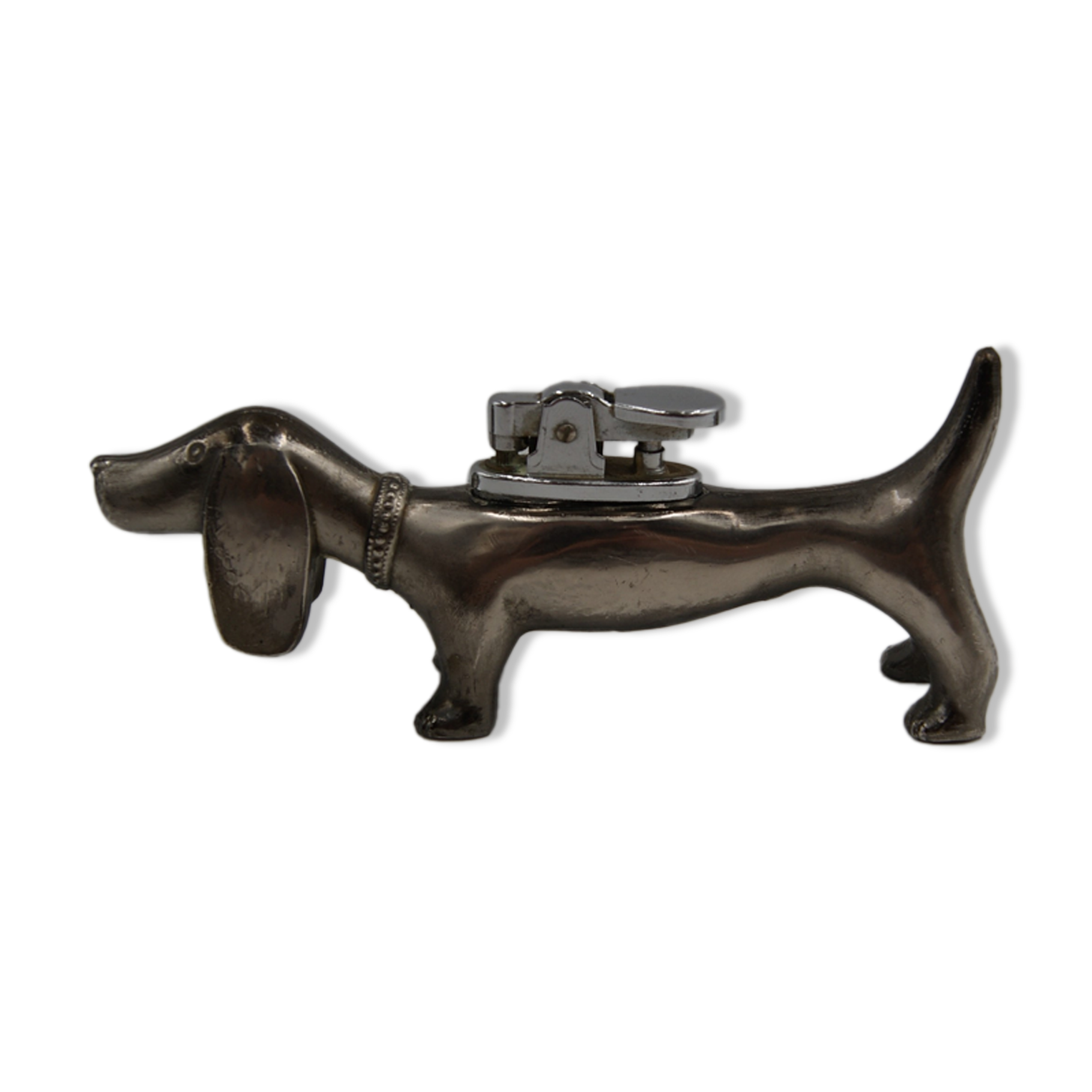 Briquet de table chien saucisse vintage