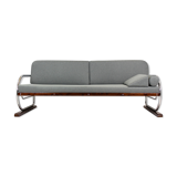 Bauhaus tubular chromed steel sofa from Hynek Gottwald, 1930s