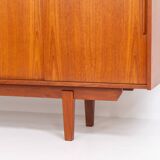Buffet haut danois en teck, années 1960.