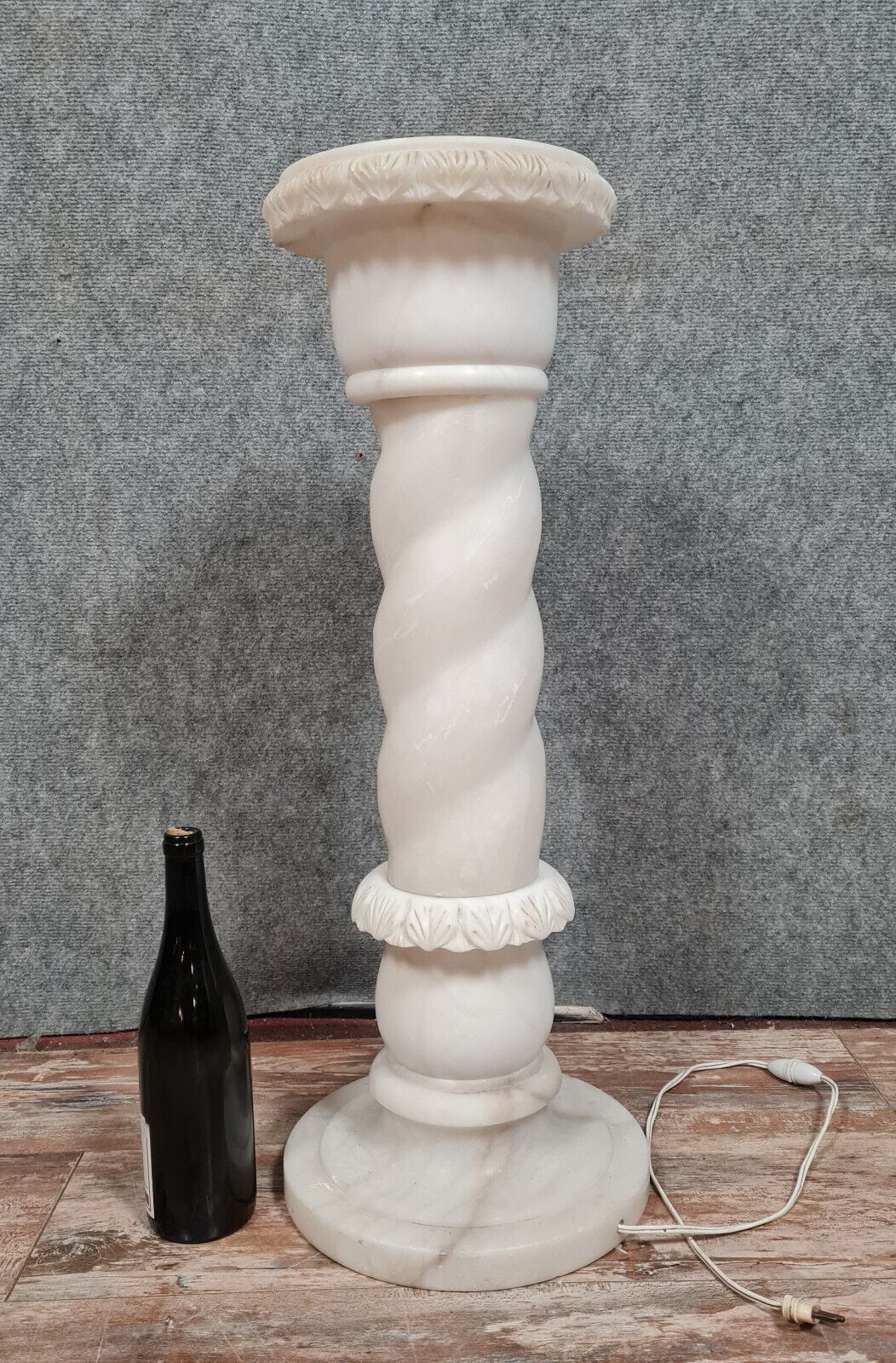 Twisted column in Alabaster around 1930