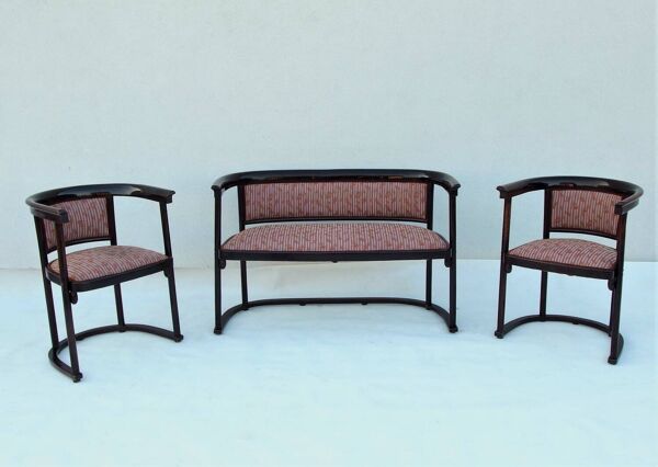 Chairs and sofas Art Nouveau by Josef Hoffmann for Thonet