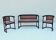 Art Nouveau chairs and sofas by Josef Hoffmann for Thonet