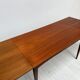 1960s Scandinavian teak mid-century extendable dining table