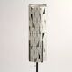 Floor Lamp with Sven Markelius “Pythagoras” Fabric Shade — Nordiska Kompaniet (attr.), Sweden, circa 1955–1960