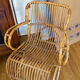 Rattan armchair