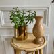 Vase en bois tourné mat