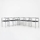 6 “Locus Solus” Chairs by Gae Aulenti for Poltronova, 1960s