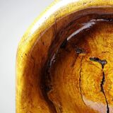 Olive wood catchall Monoxyle brutalist vintage 50s-60s handcrafted