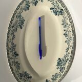 Terre de Fer Guadeloupe Debray gray blue dish