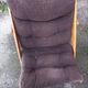 Kon-tiki armchair Ikea wood velvet Gillis Lundgren vintage