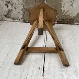 Oak tripod stool