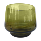 Blown glass vase, signed Claude Morin, Dieulefit