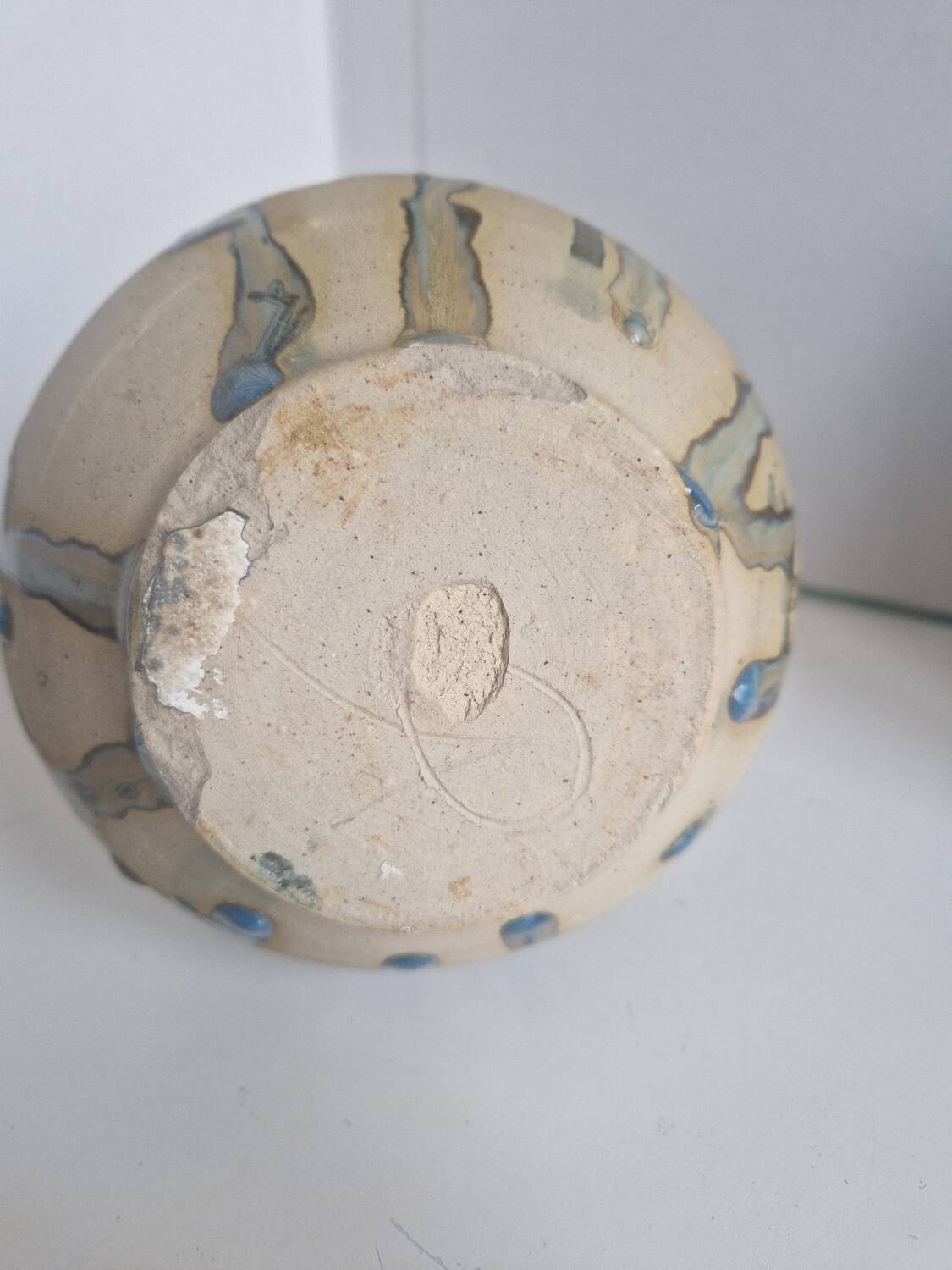 Flamed Stoneware Vase Signature To Be Defined