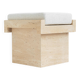 Tabouret Lego en travertin - Edition limitée