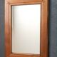 Miroir cadre bois brut 28x43cm