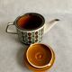 Pottery teapot Boch Rambouillet noix, 1960s