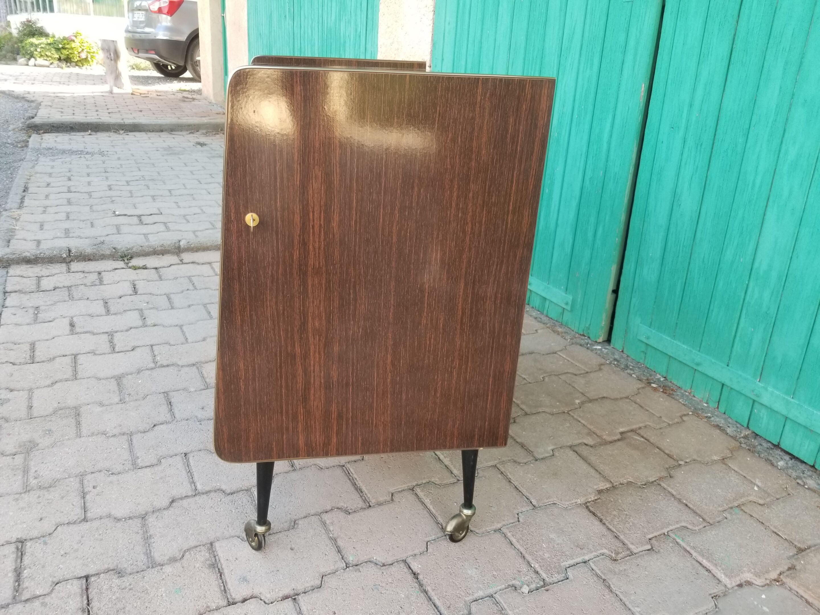 Vintage bar furniture with rotating façade- 60s/70s