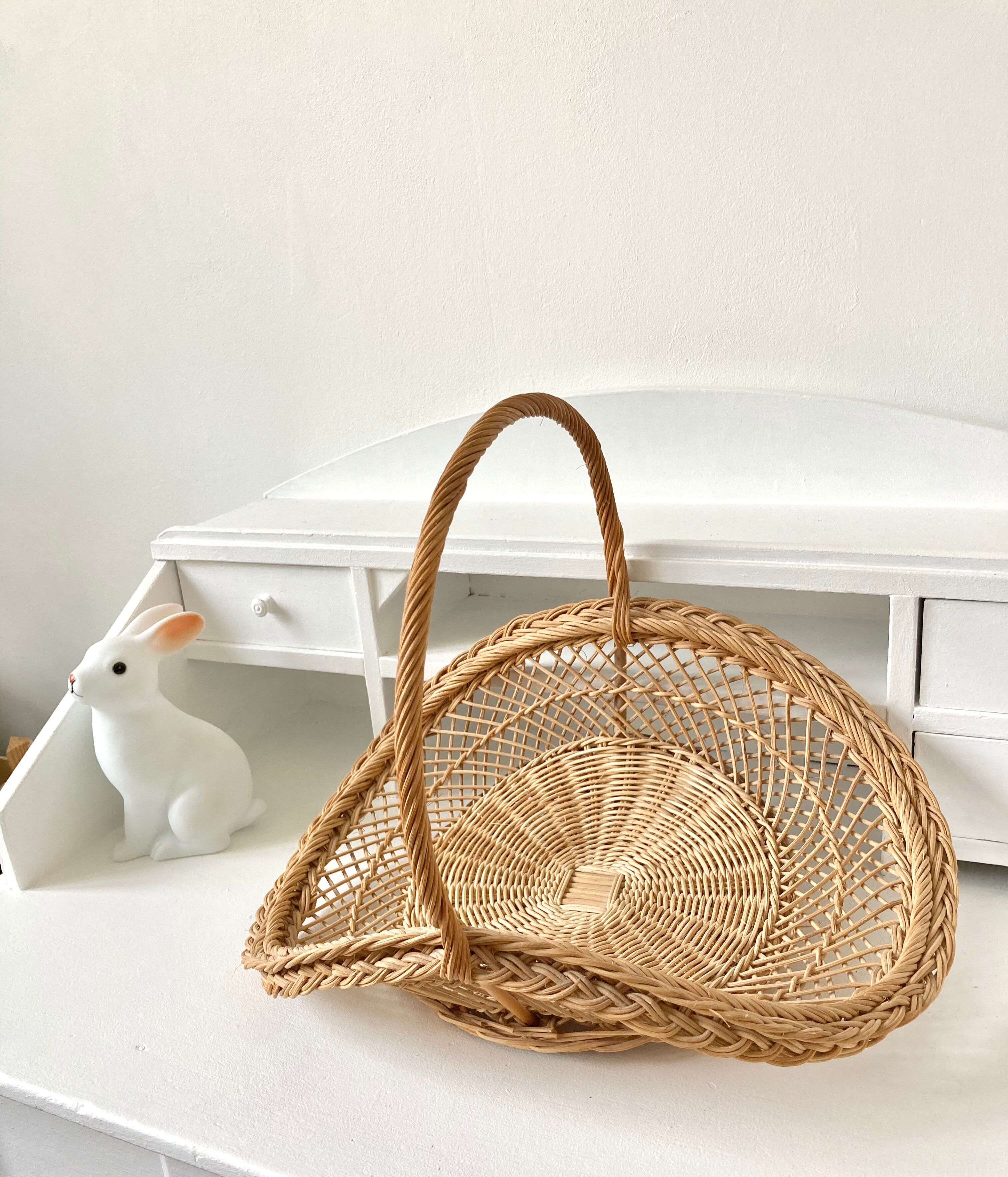 Vintage wicker basket