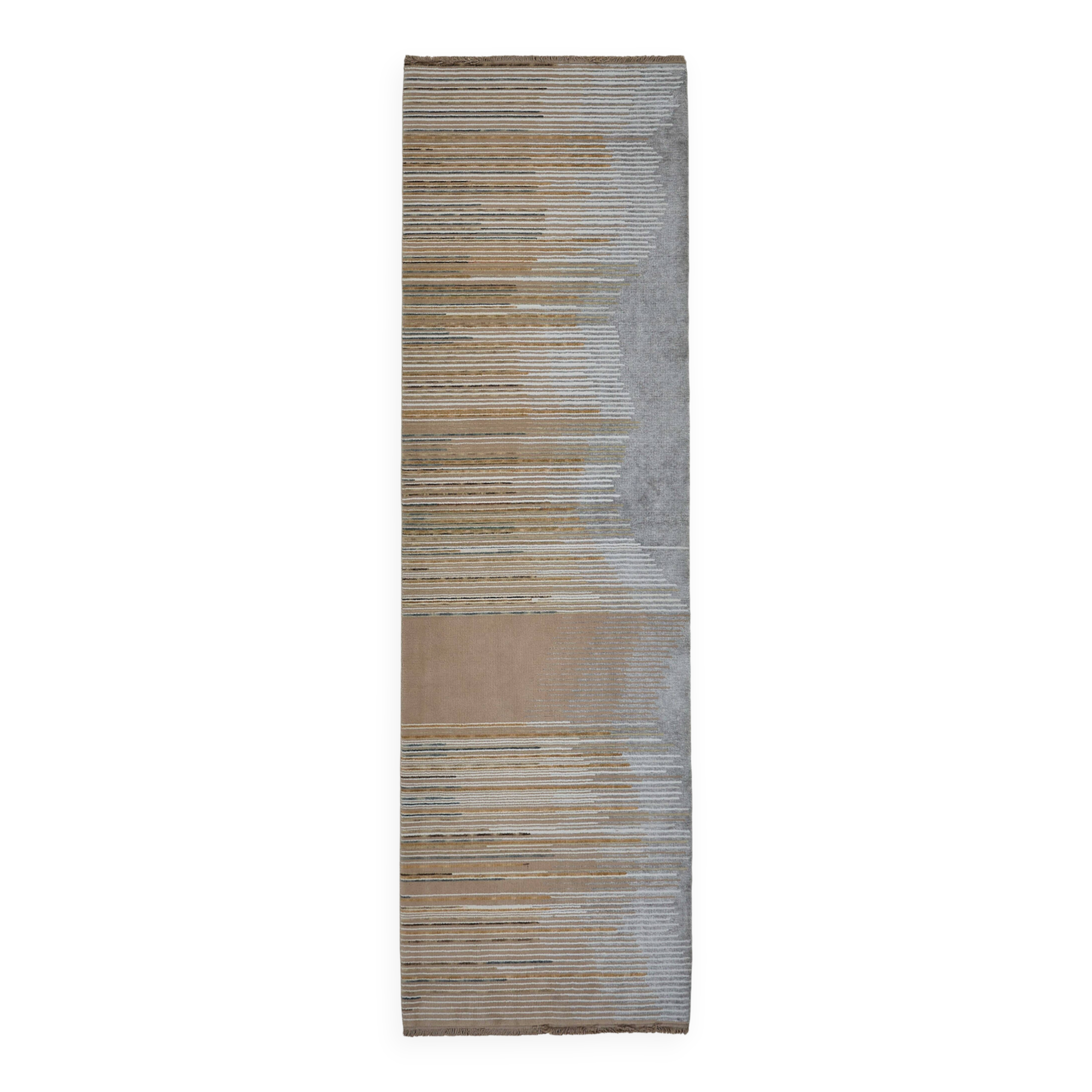 Turkish Handcrafted Loom Oushak Rug 91 cm x 307 cm