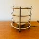 Chrome metal tripod lamp