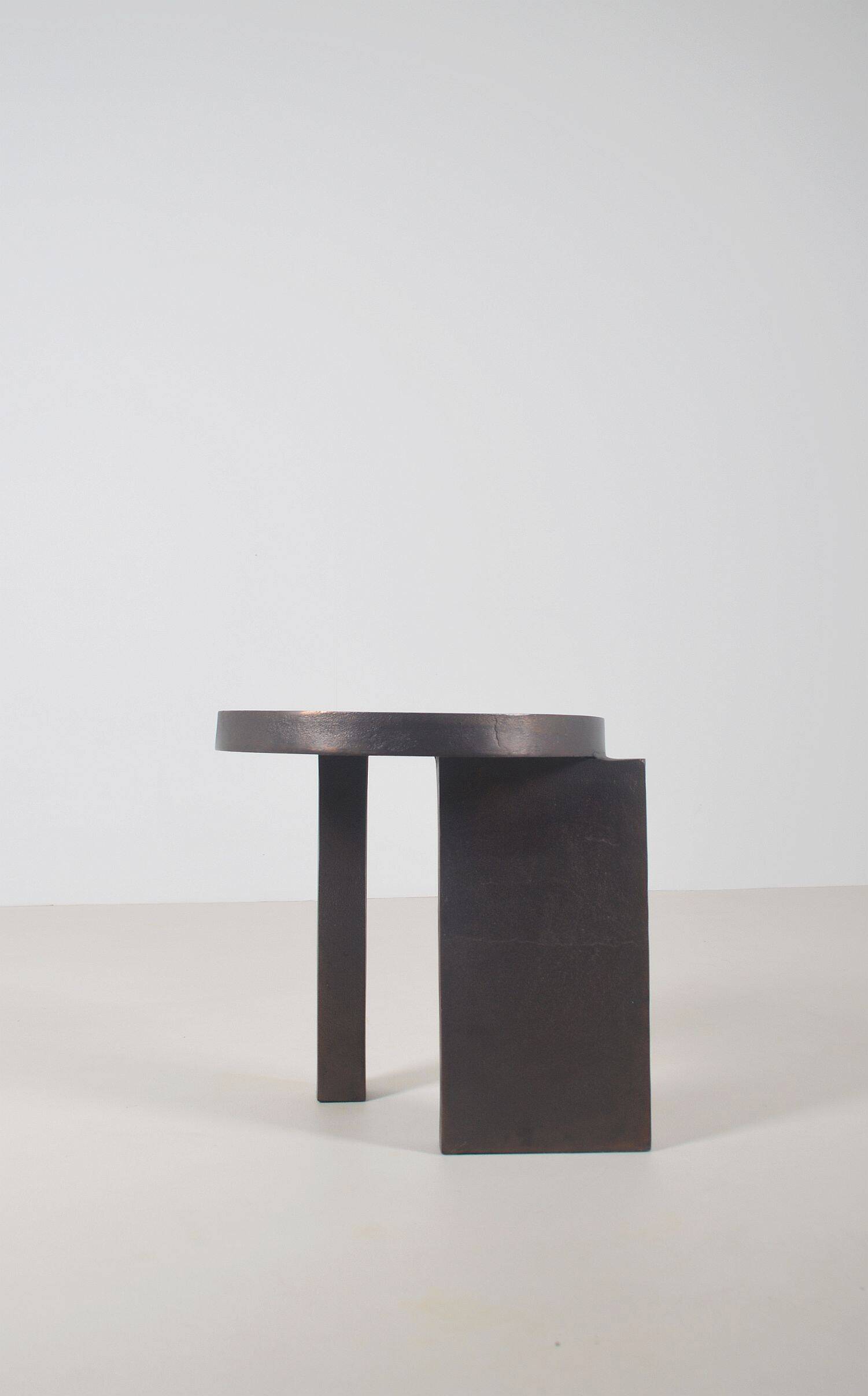 Danish metal side table designed by Nicolaj Nøddesbo & Tommy Hyldahl, 2019