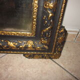 Old mirror with pediment