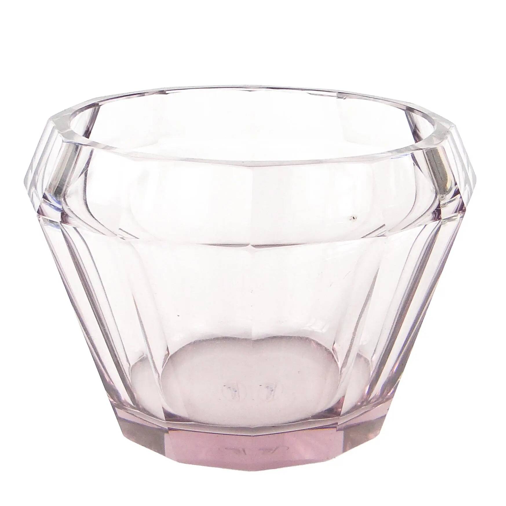 Art Deco vase, crystal, Moser, Czechoslovakia, 1930s