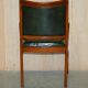 Chesterfield upholstered leather office chair, Victorian style