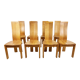 Set of 8 dining chairs by Rob & Dries van den Berghe, 1980s