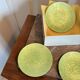 Japanese Green Cup Saucer Underplate ANDOI CLOISONNE CLOISON