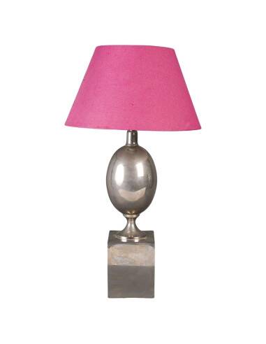 Lampe de table par l’artiste Philippe Barbier, XXème siècle.