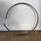 Marble marble and wrought iron vintage bistro table